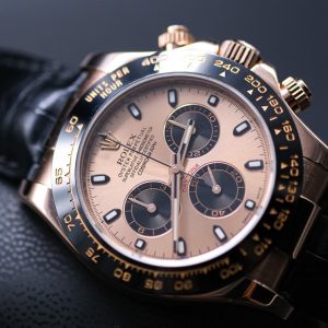 Rolex Daytona Rose Gold Pink Index Dial