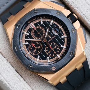 AP Royal Oak Novelty Rose Gold Black Dial