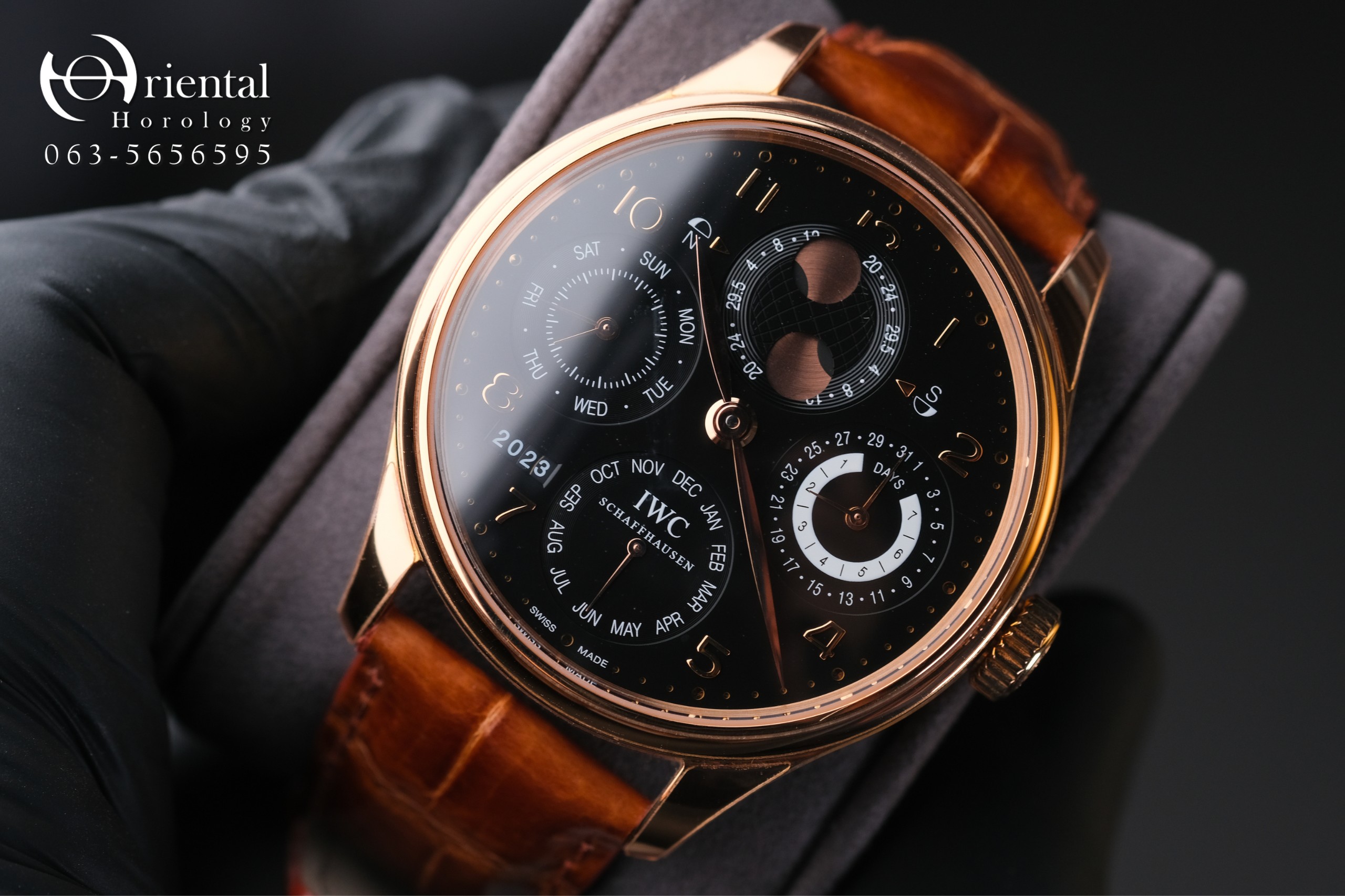 IWC Portuguese Perpetual Calendar 18K Rose Gold - Image 4