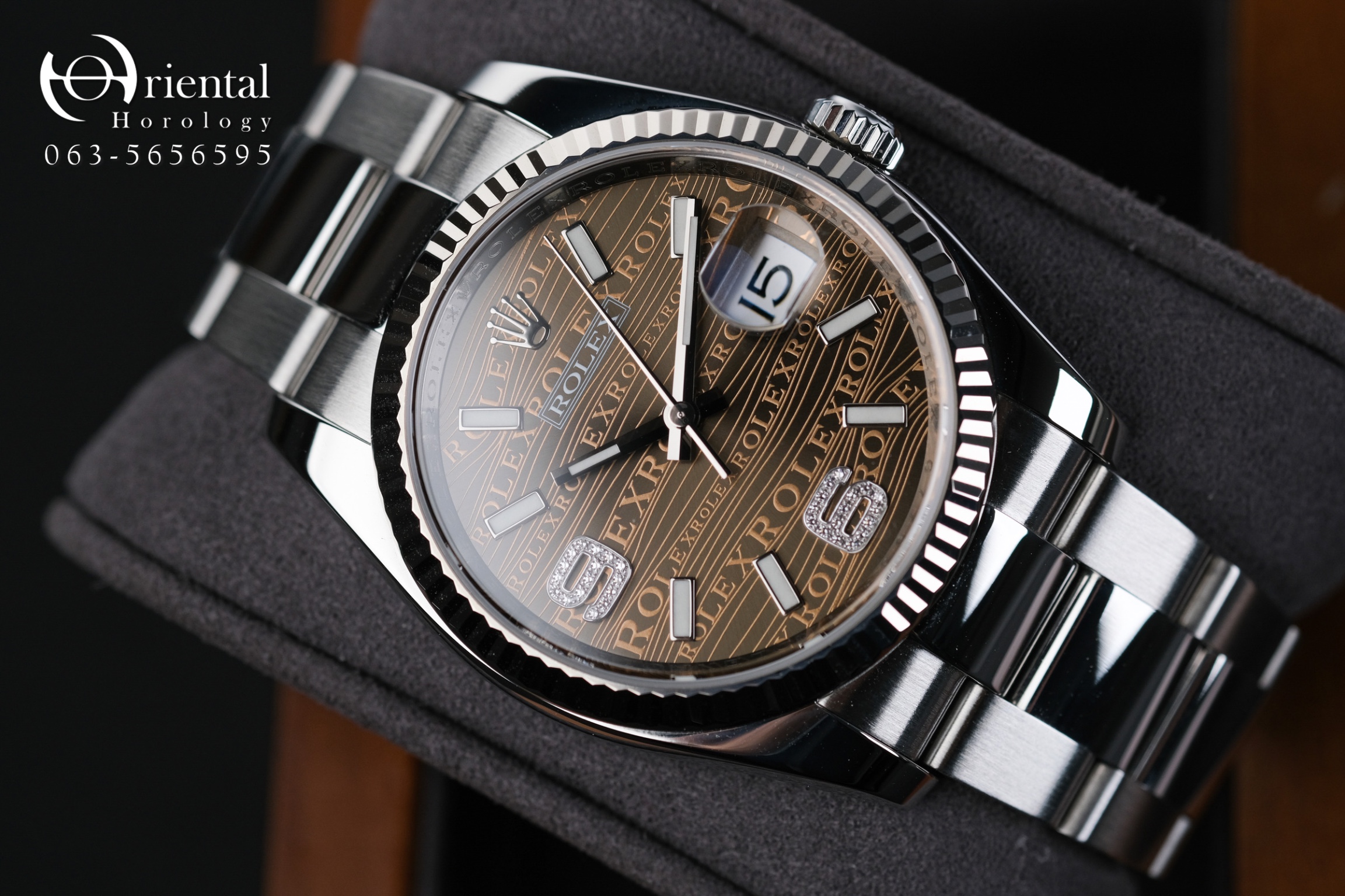 Rolex Datejust 36 Bronze Wave Diamond