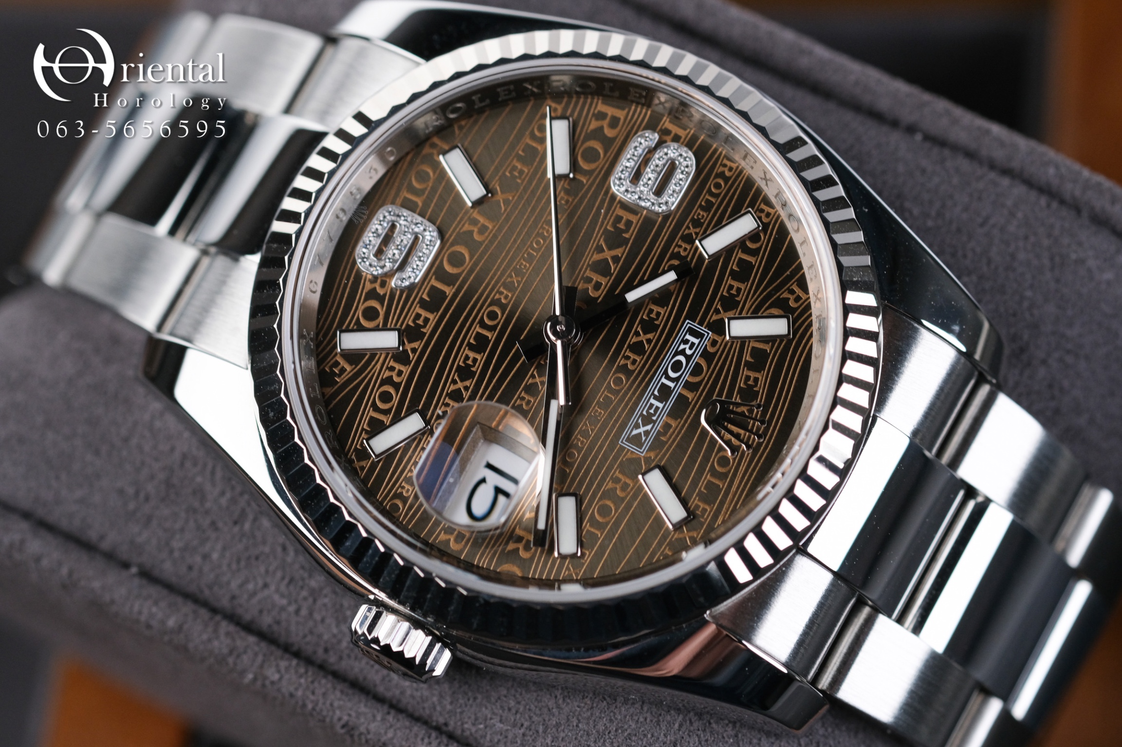 Rolex Datejust 36 Bronze Wave Diamond - Image 2