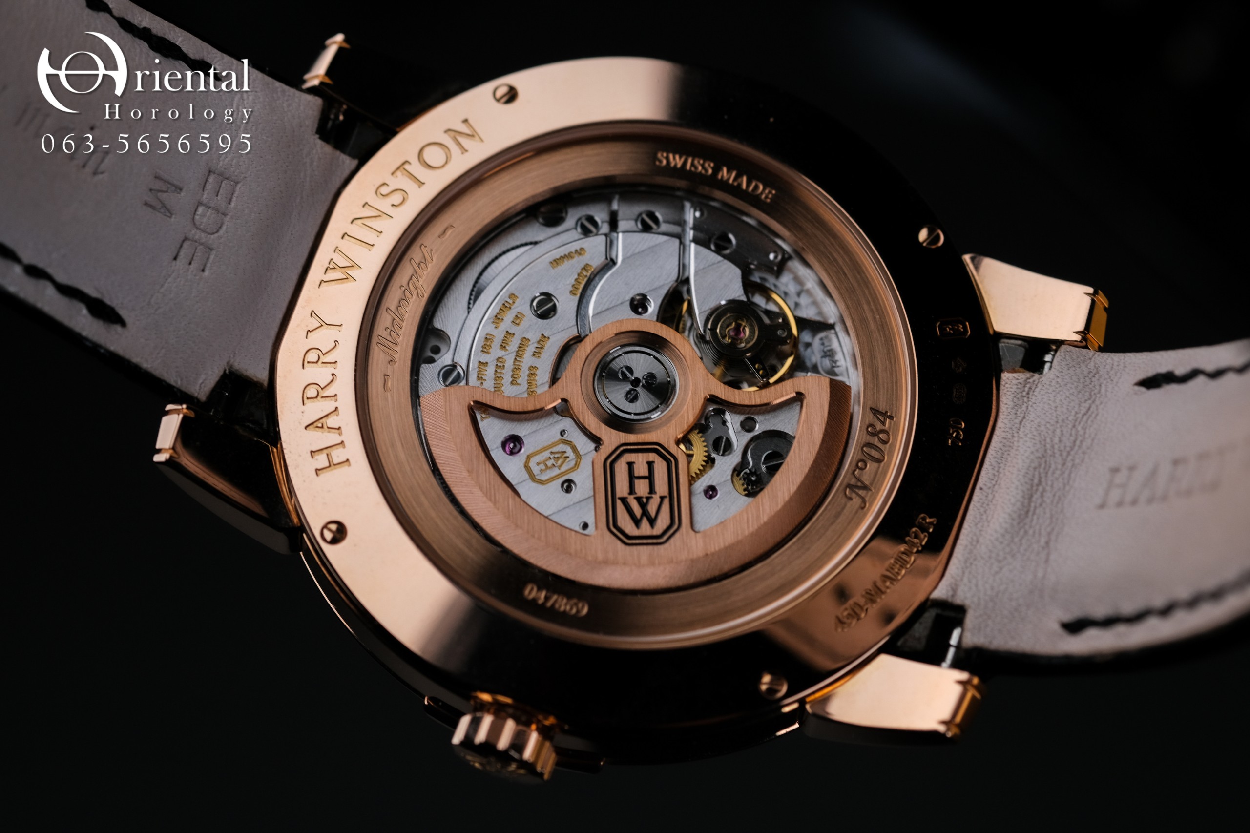 Harry Winston Midnight Big Date 18K Rose Gold - Image 4