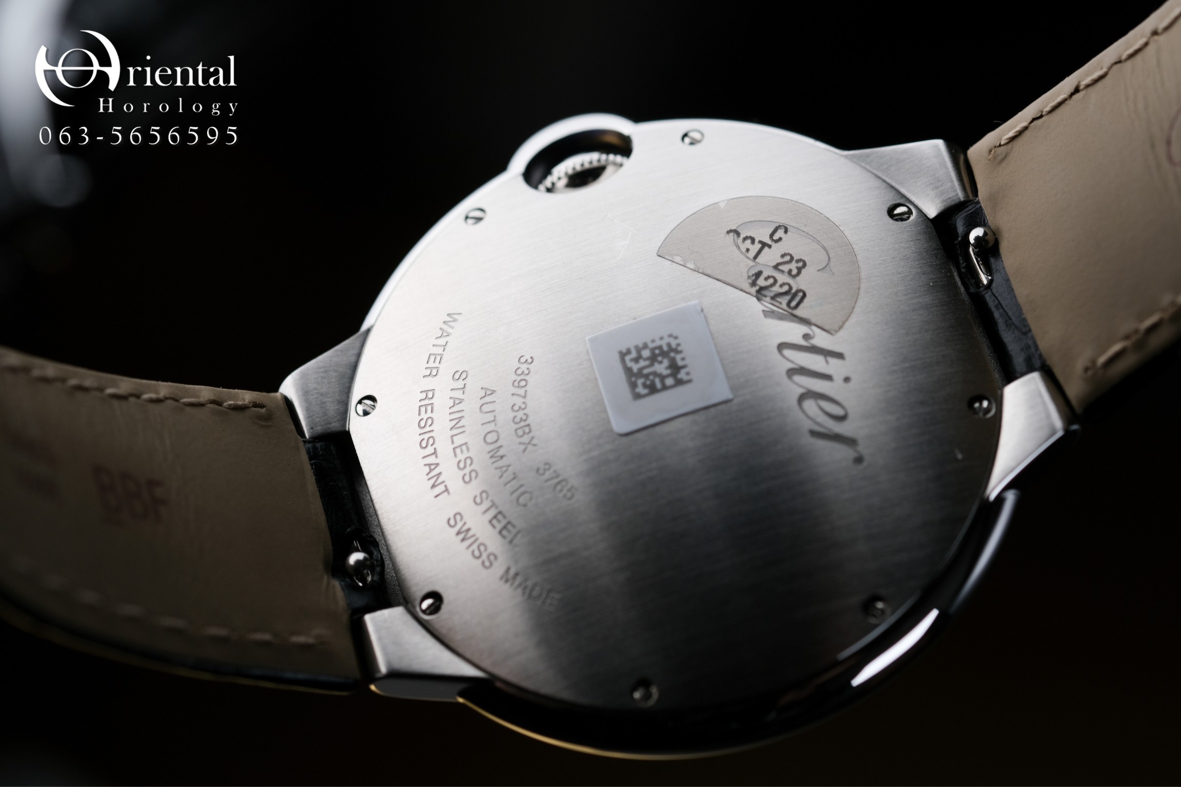 Cartier Ballon Bleu 42 mm. Leather Strap - Image 6