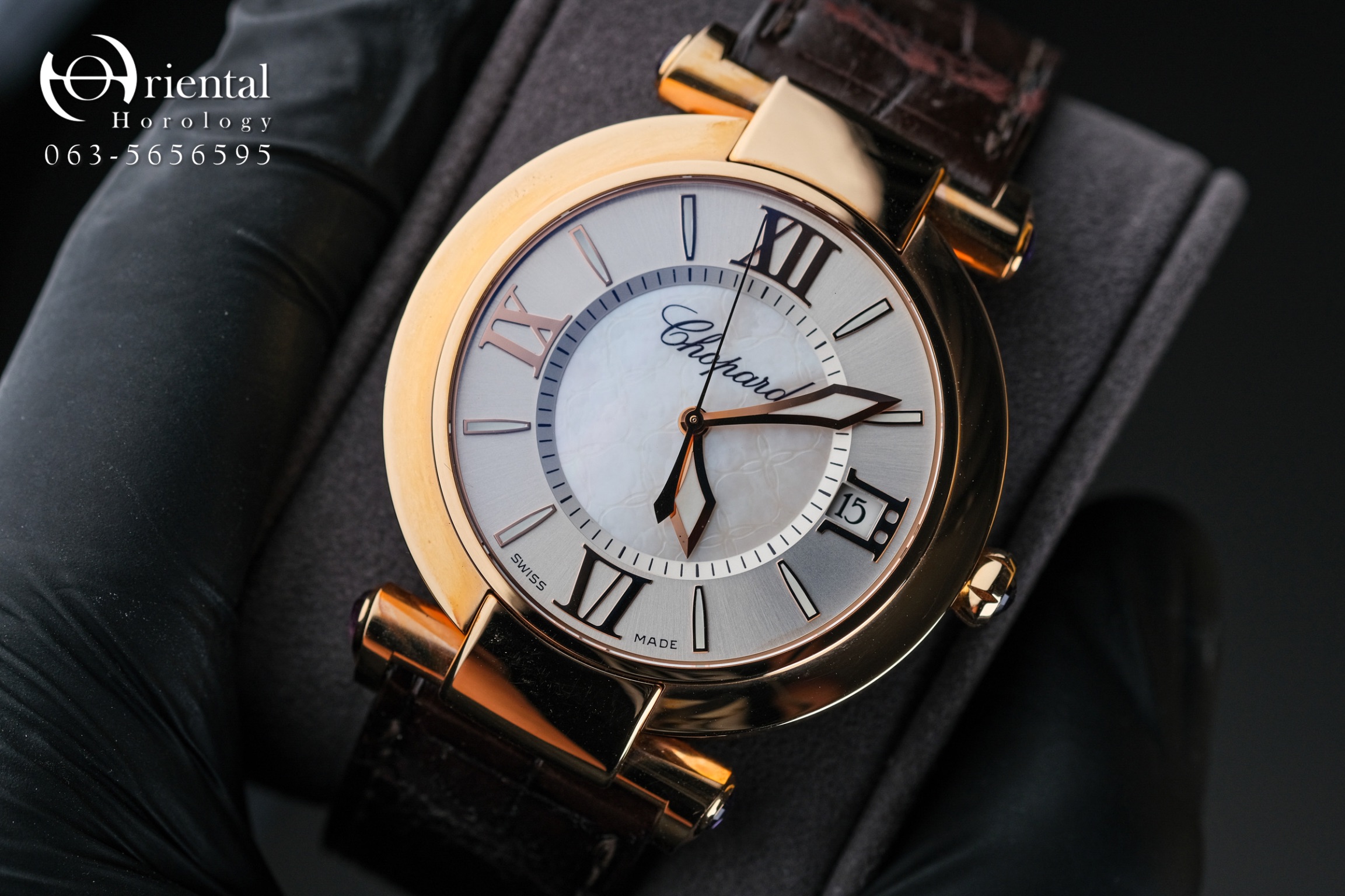 Chopard Imperiale 18K Rose Gold Amethyst Mother of pearl - Image 3