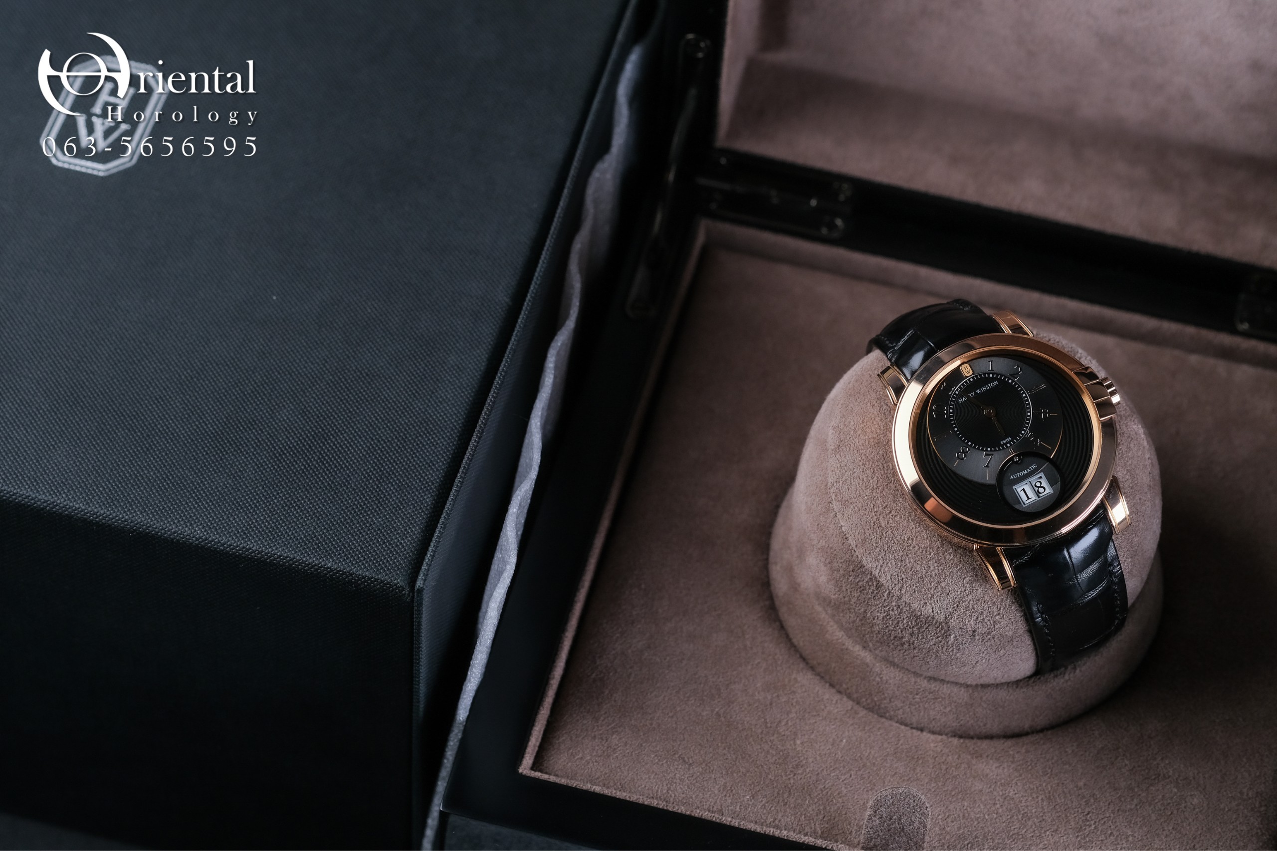 Harry Winston Midnight Big Date 18K Rose Gold - Image 5