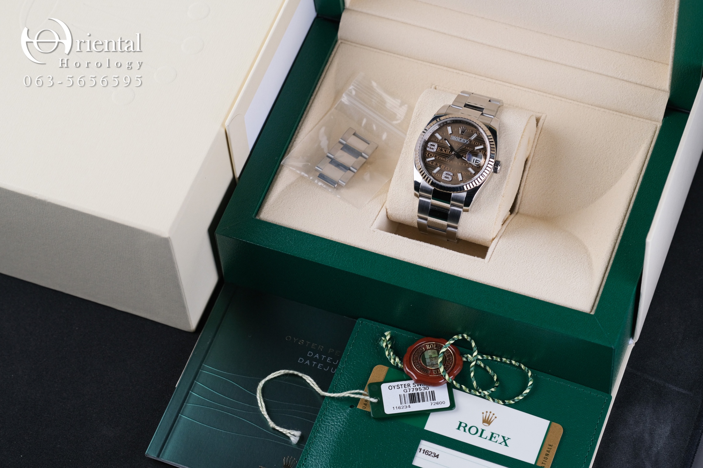 Rolex Datejust 36 Bronze Wave Diamond - Image 8