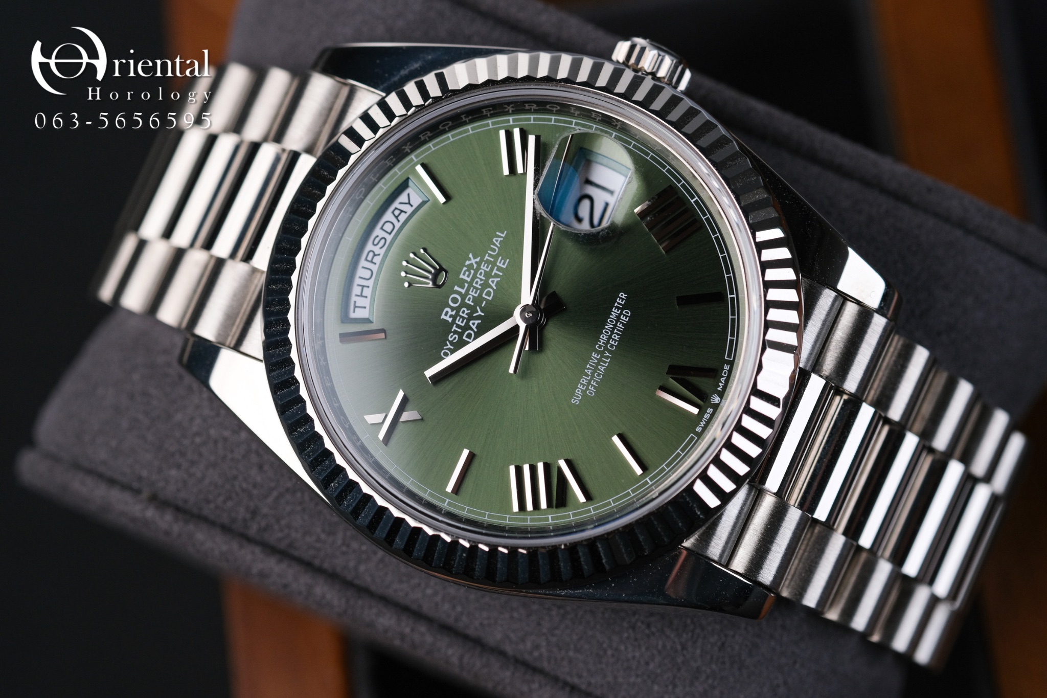 Rolex Day-Date 18K White Gold 40 mm.