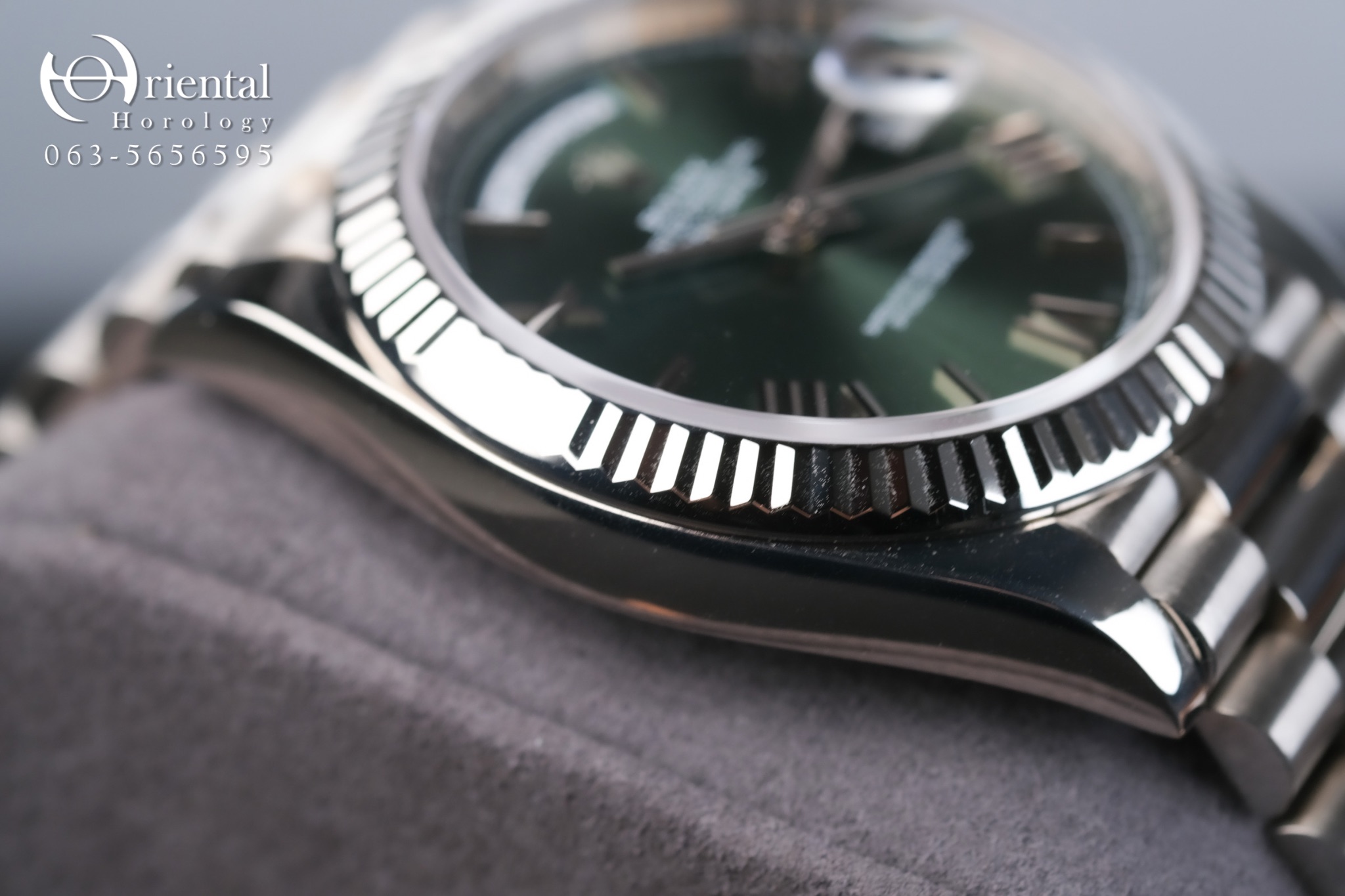 Rolex Day-Date 18K White Gold 40 mm. - Image 5