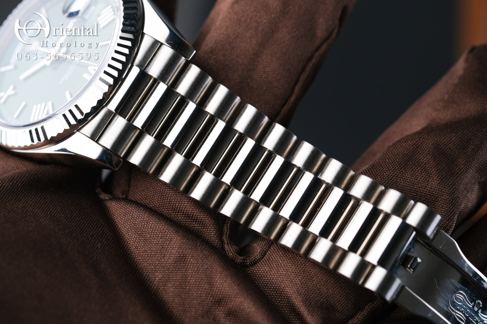 Rolex Day-Date 18K White Gold 40 mm. - Image 9