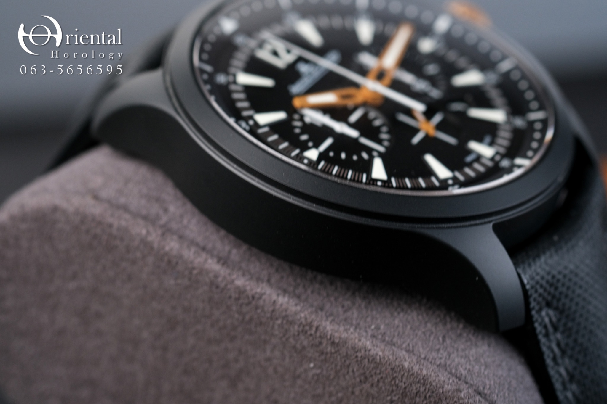 JLC Master Compressor Chronograph Ceramic & Rose Gold - Image 6