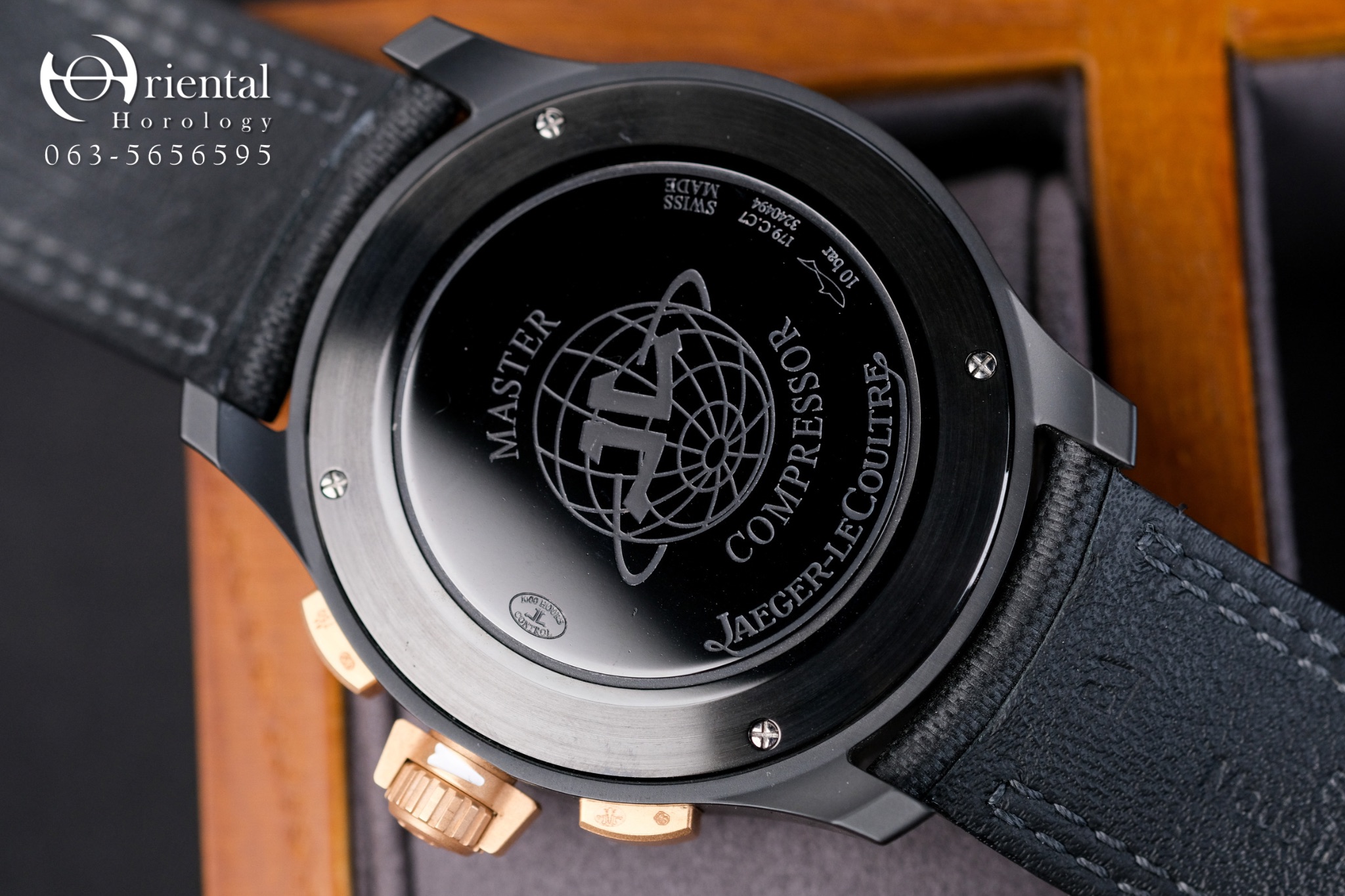 JLC Master Compressor Chronograph Ceramic & Rose Gold - Image 7