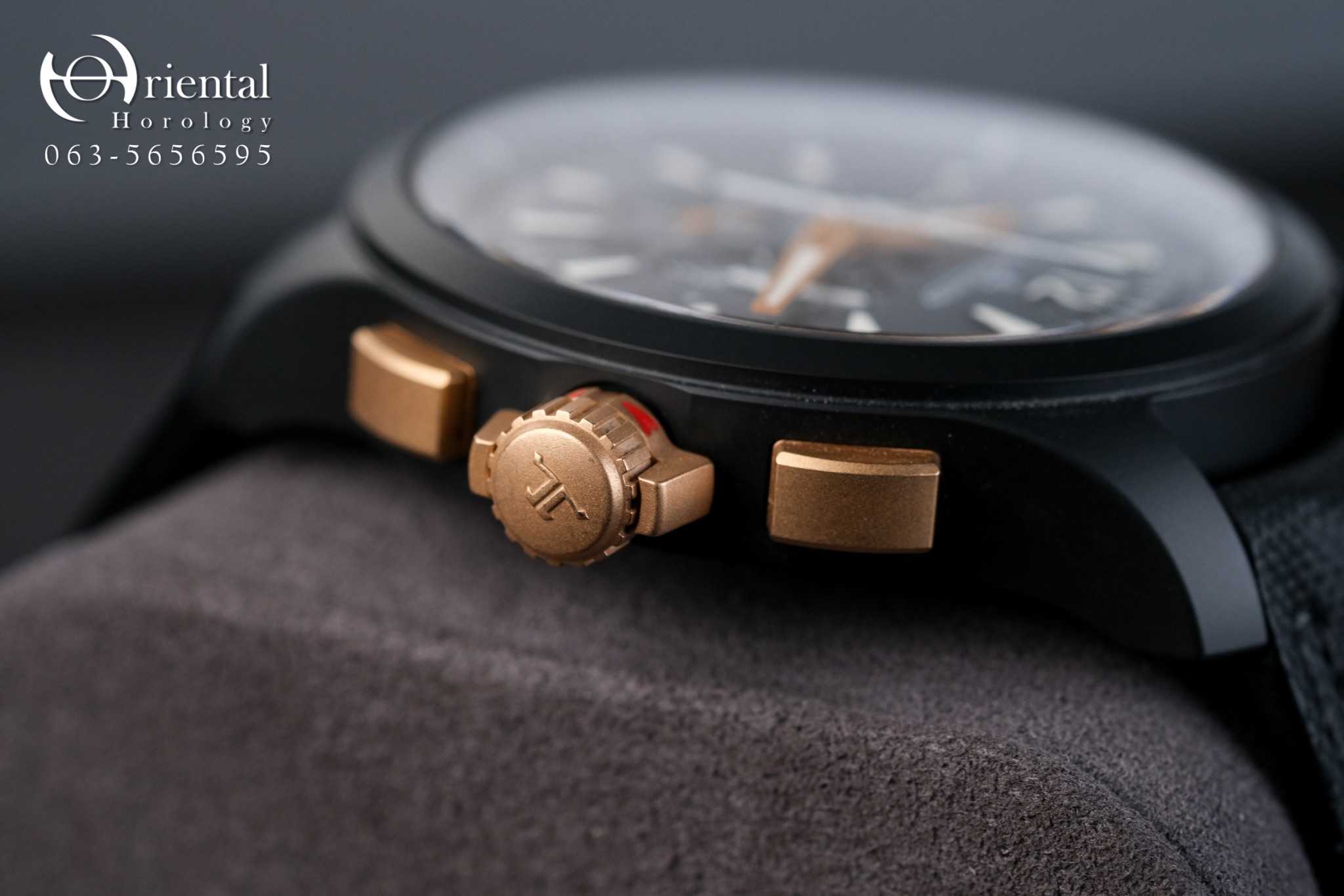 JLC Master Compressor Chronograph Ceramic & Rose Gold - Image 5