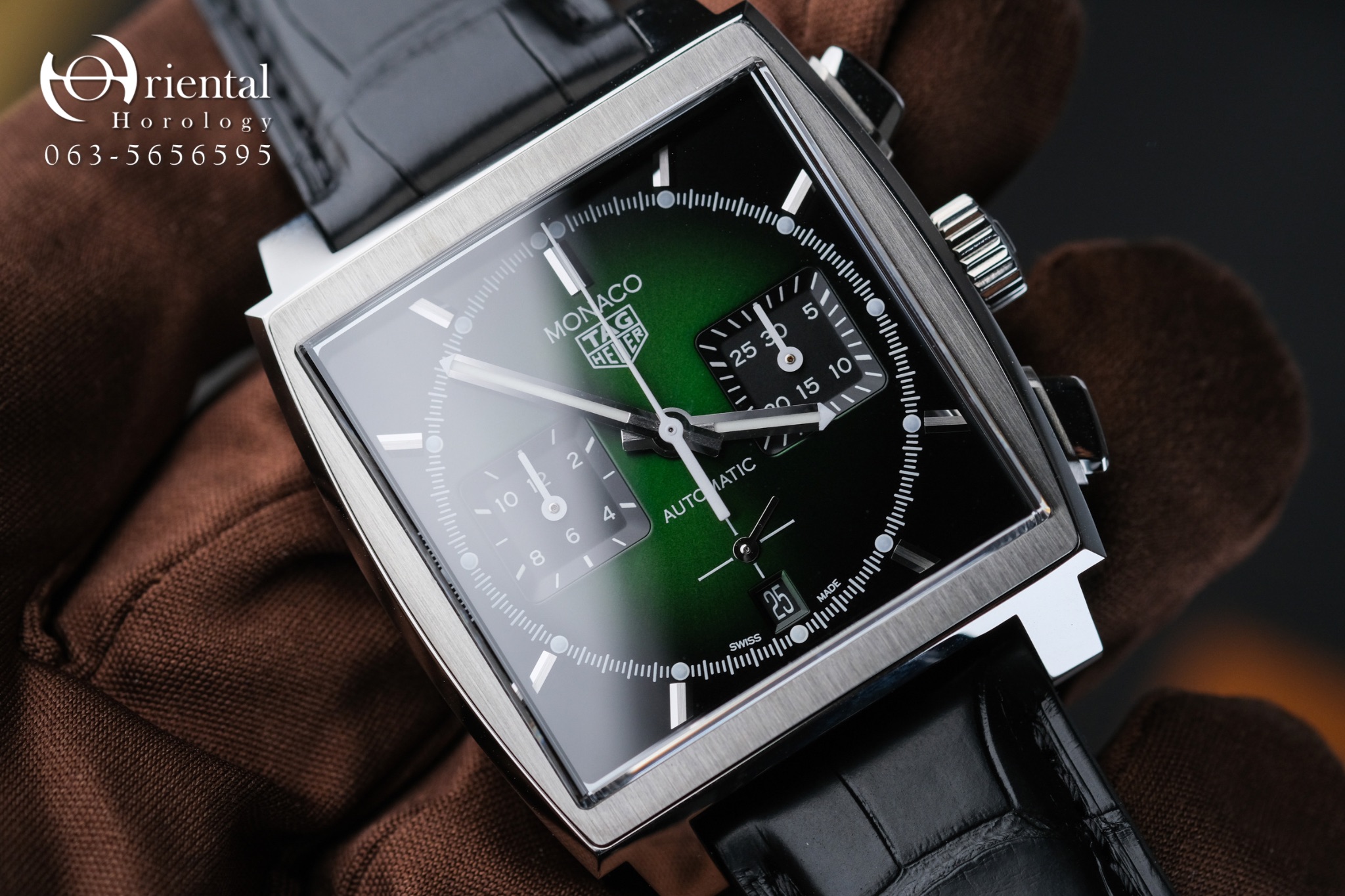 TAG HUER MONACO Green Dial Limited 500 pcs