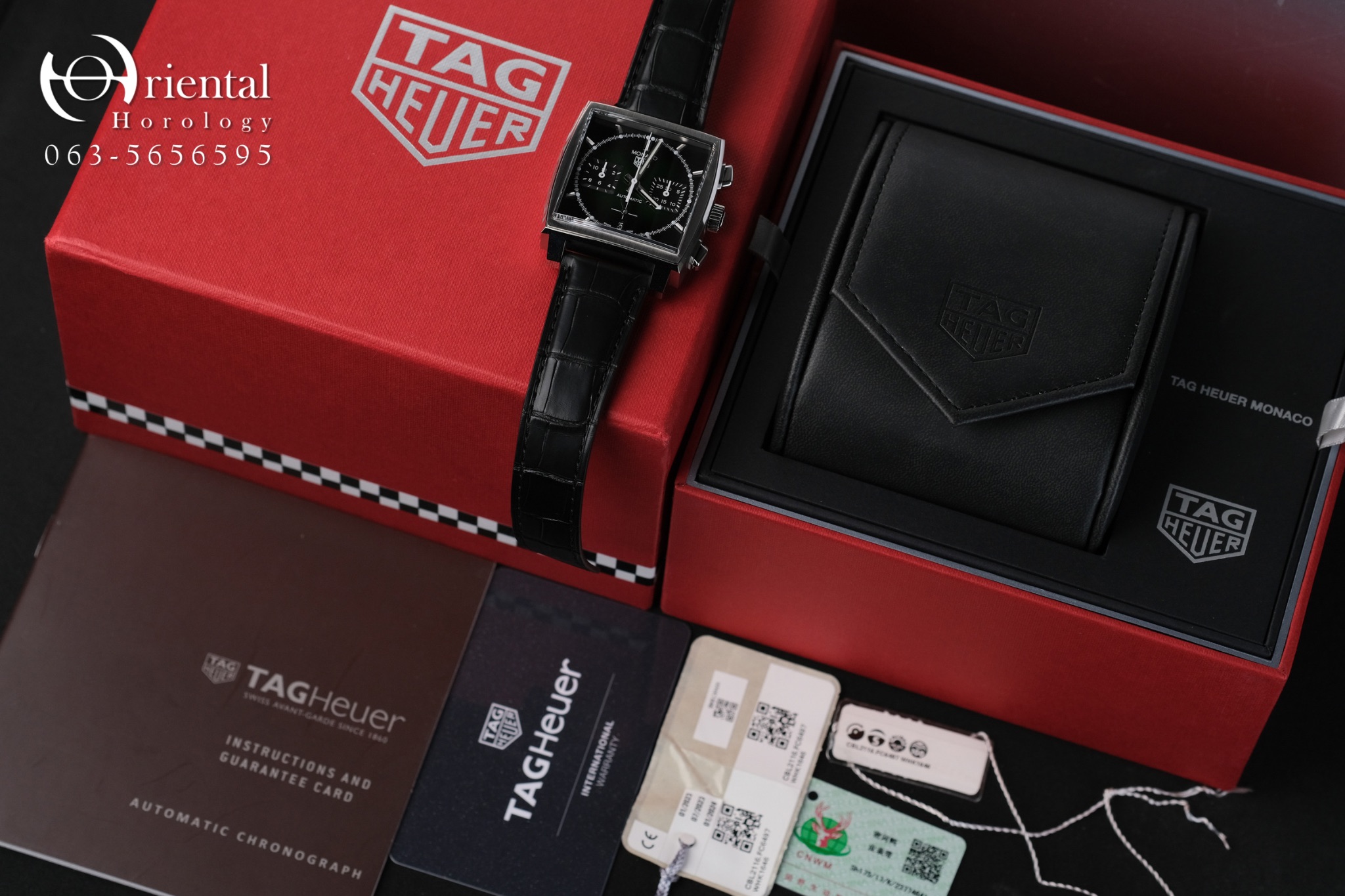 TAG HUER MONACO Green Dial Limited 500 pcs - Image 10