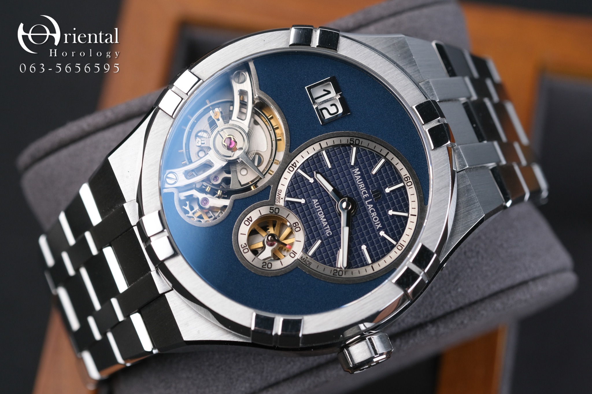 Maurice Lacroix Aikon Master Grand Date Blue Dial