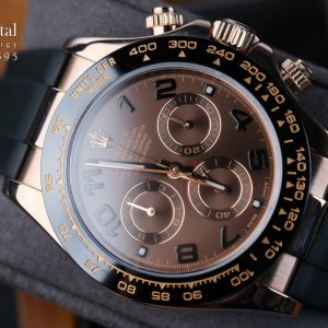 Rolex Daytona Rose Gold Chocolate Dial