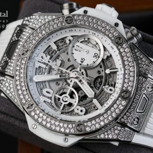 Hublot Big Bang Unico Titanium White PAVÉ