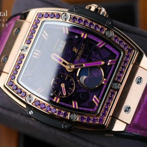 Hublot Spirit Of Big Bang Moonphase Purple Theme King Gold