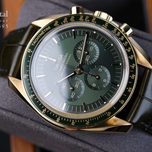 Omega Speedmaster Moonshine Gold Green Dial