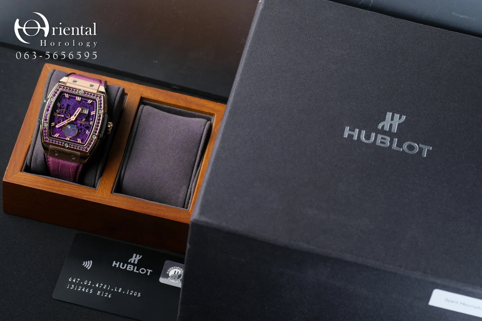 Hublot Spirit Of Big Bang Moonphase Purple Theme King Gold - Image 10