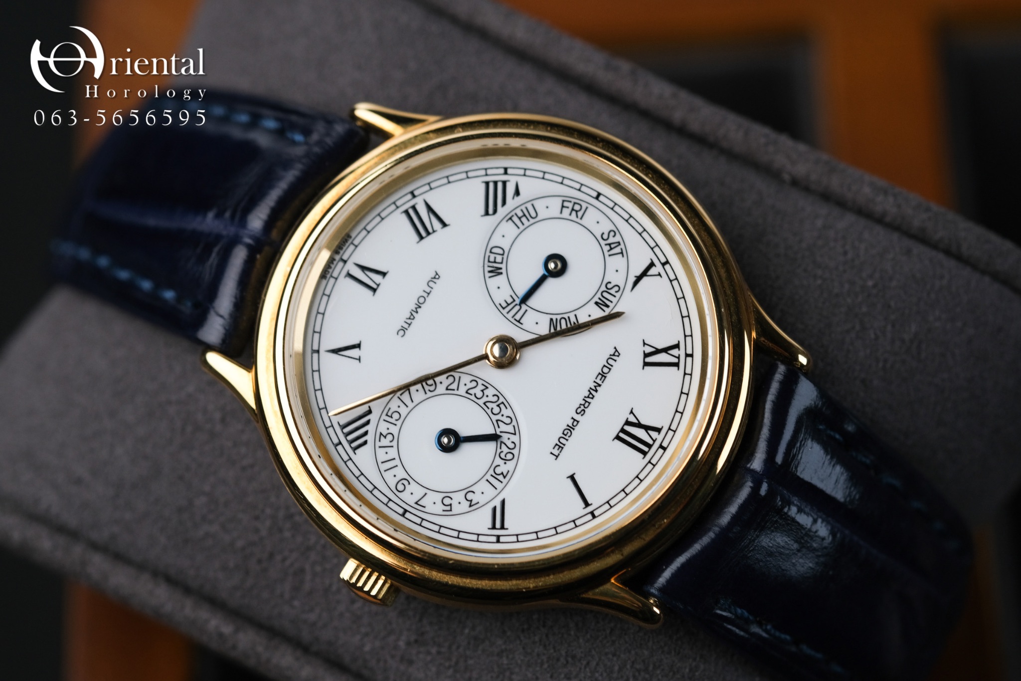 AP JULES Day-Date 18K Yellow Gold - Image 4