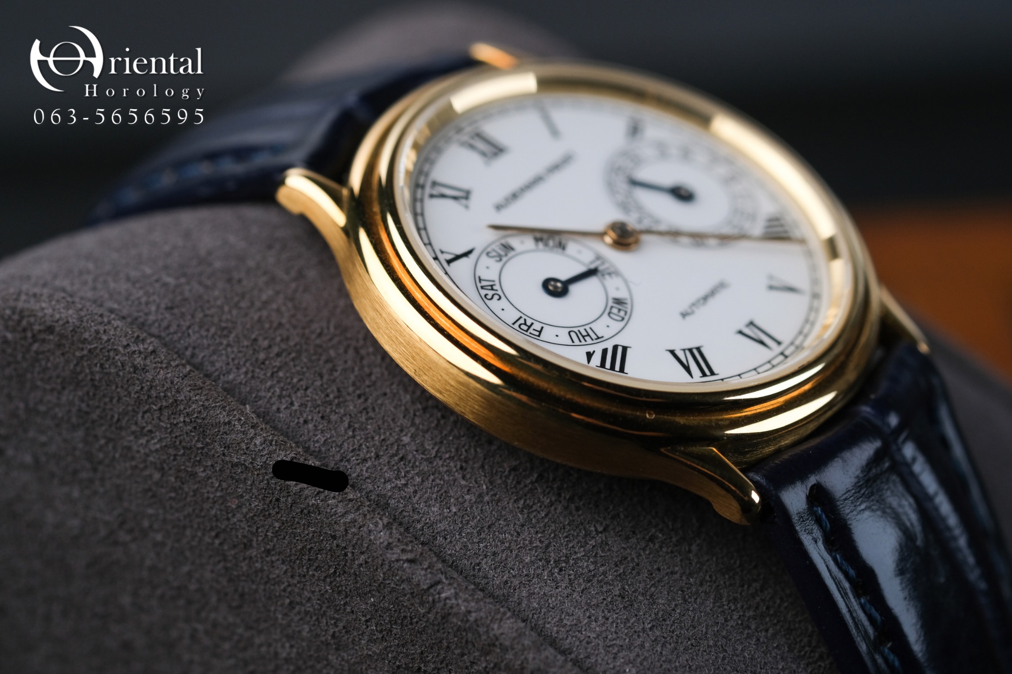 AP JULES Day-Date 18K Yellow Gold - Image 6