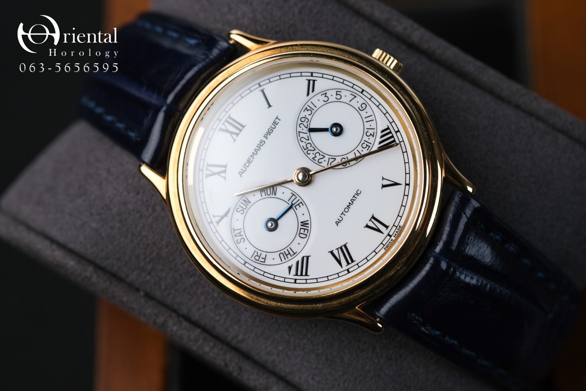 AP JULES Day-Date 18K Yellow Gold