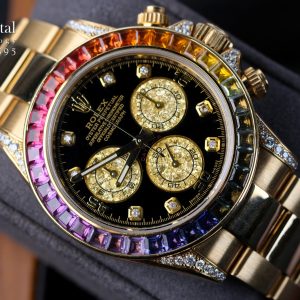 Rolex Daytona Rainbow 18K Yellow Gold