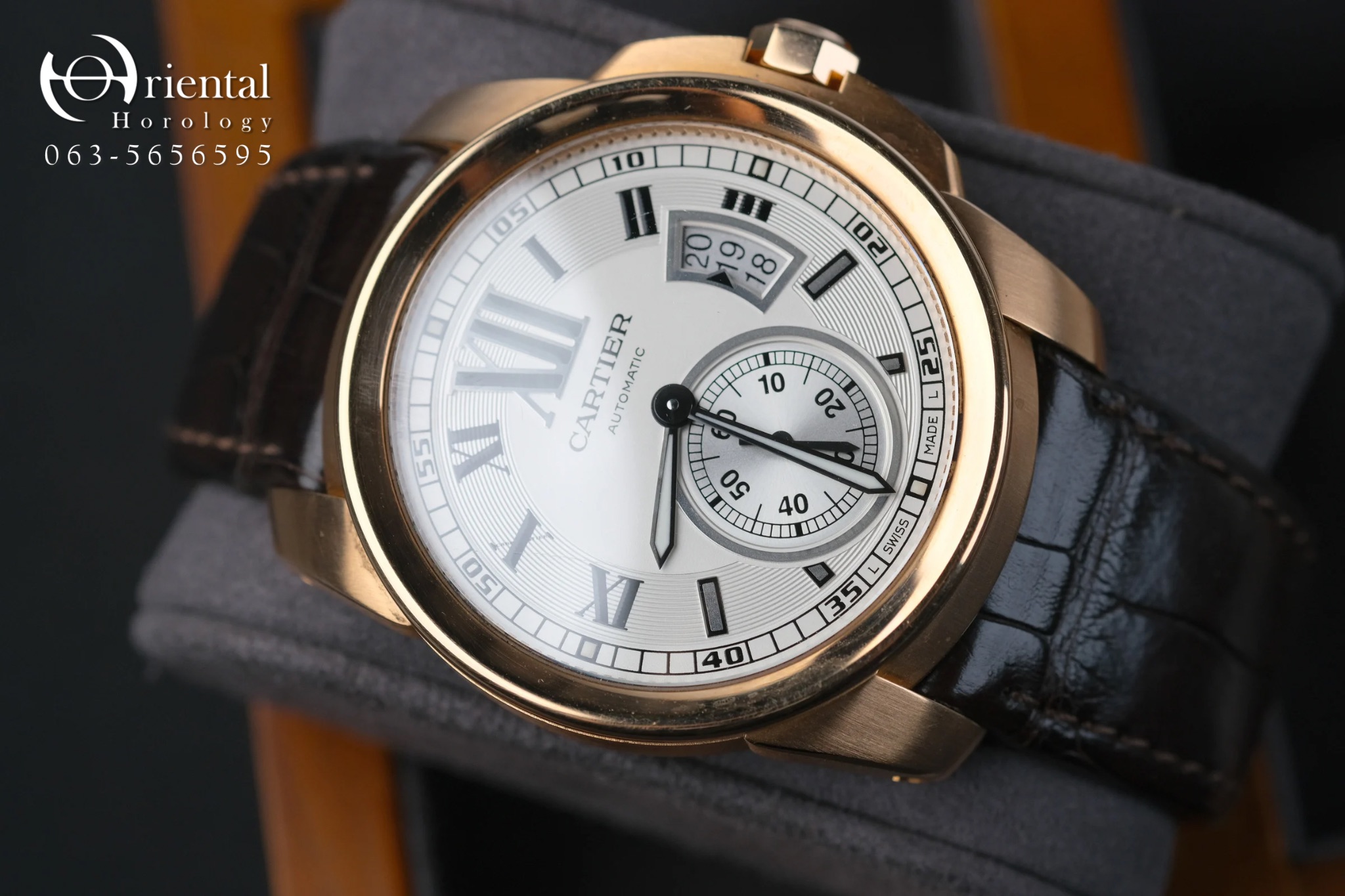 Cartier Calibre De Cartier Pink Gold White Dial - Image 2