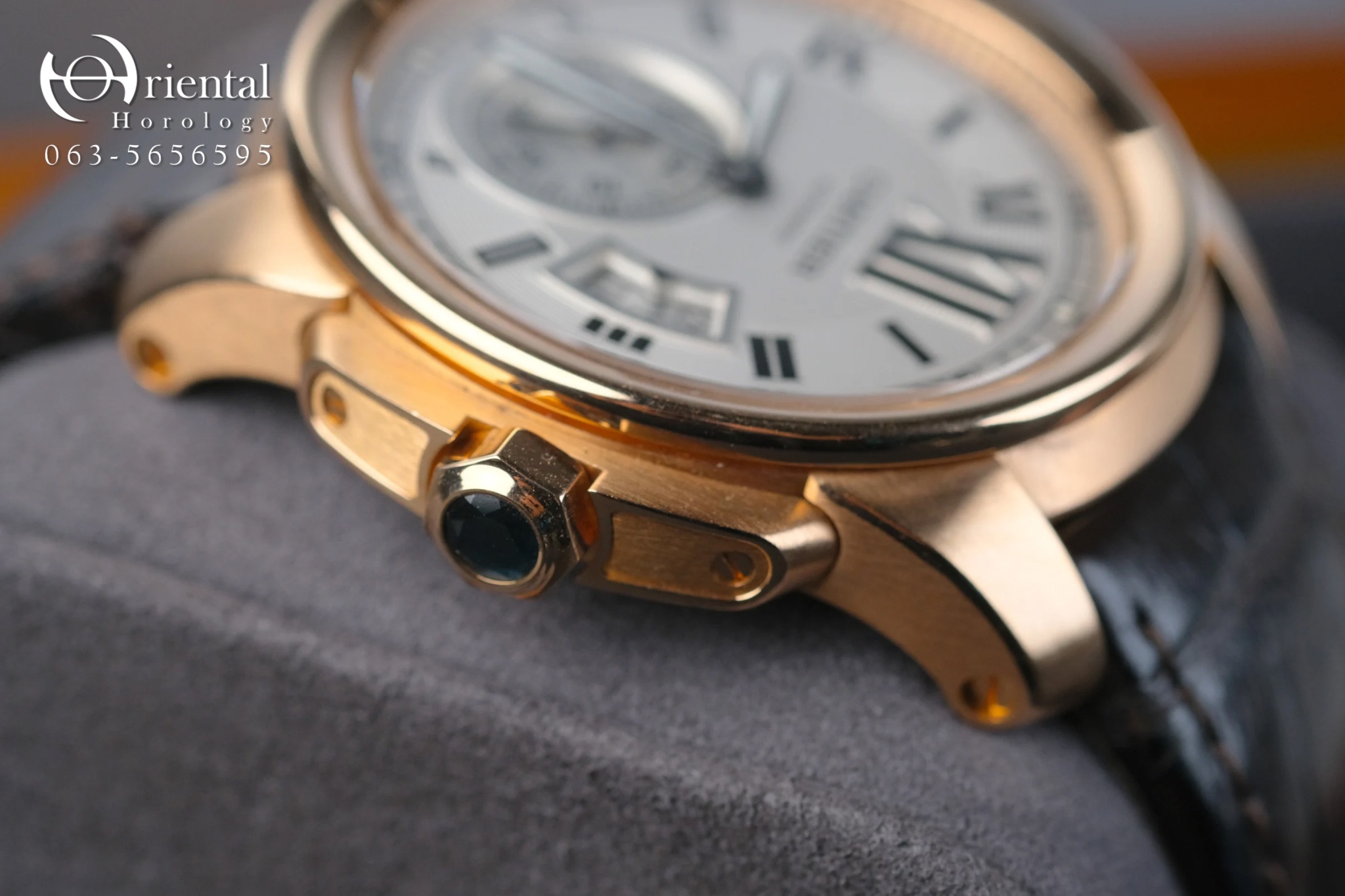 Cartier Calibre De Cartier Pink Gold White Dial - Image 5