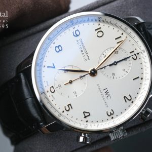 IWC Portuguese Chronograph White Dial