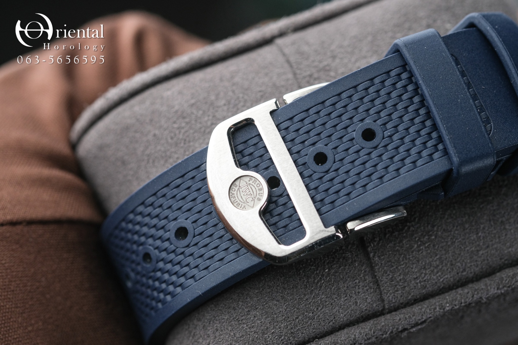 IWC Portuguese Chronograph Blue Panda Dial - Image 9