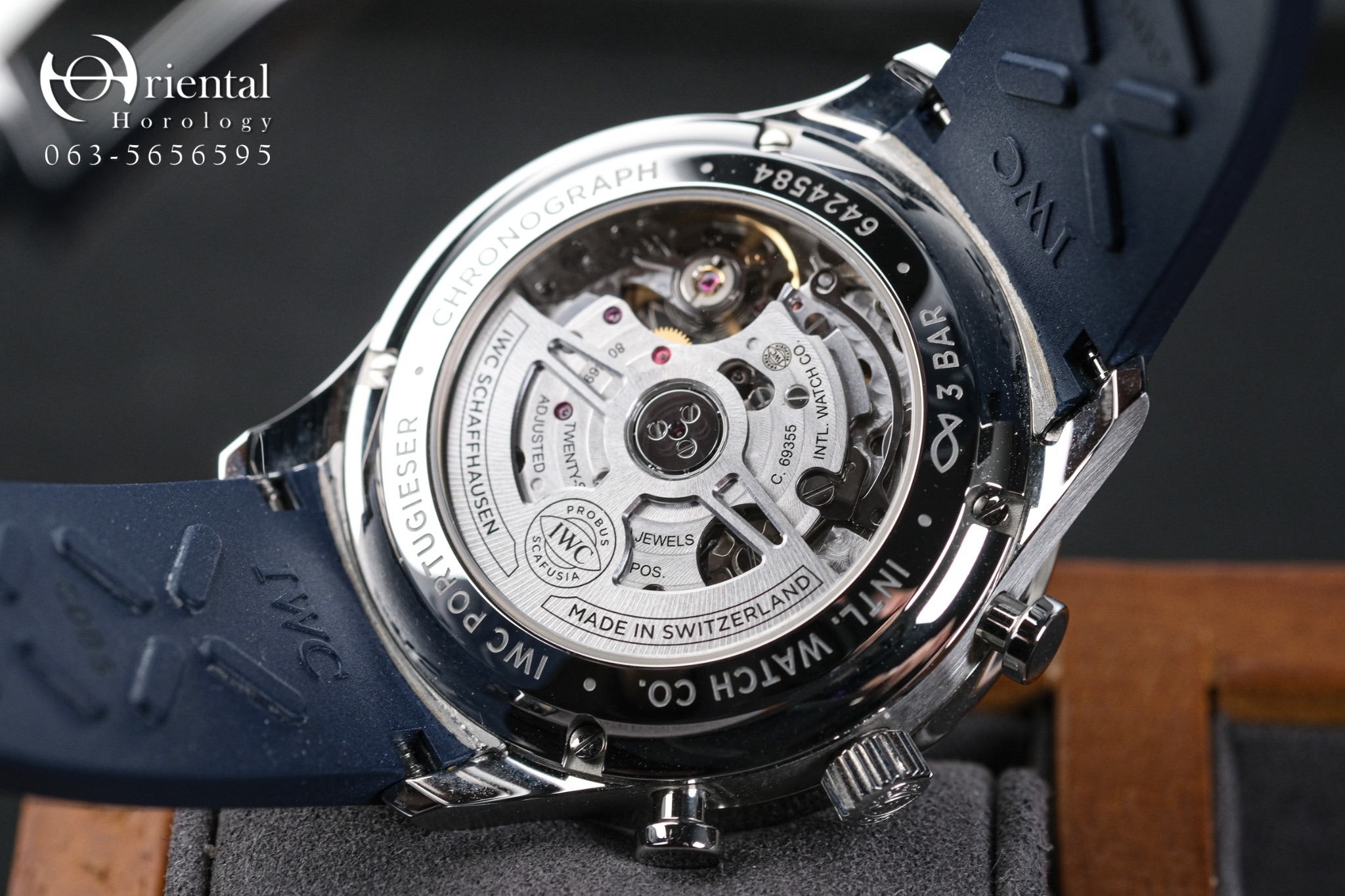 IWC Portuguese Chronograph Blue Panda Dial - Image 8