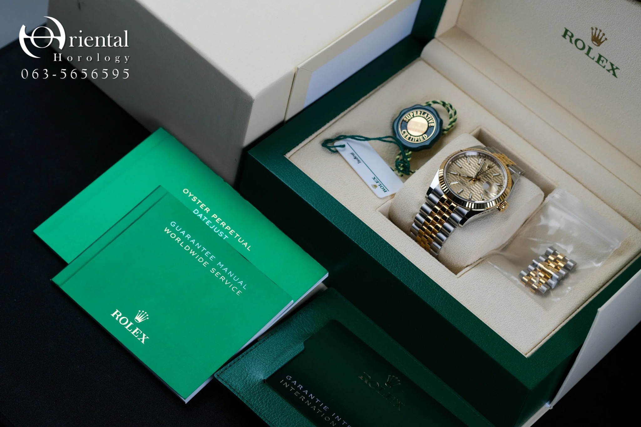 Rolex Datejust 36 Gold Motif 2Tone Jubilee - Image 11