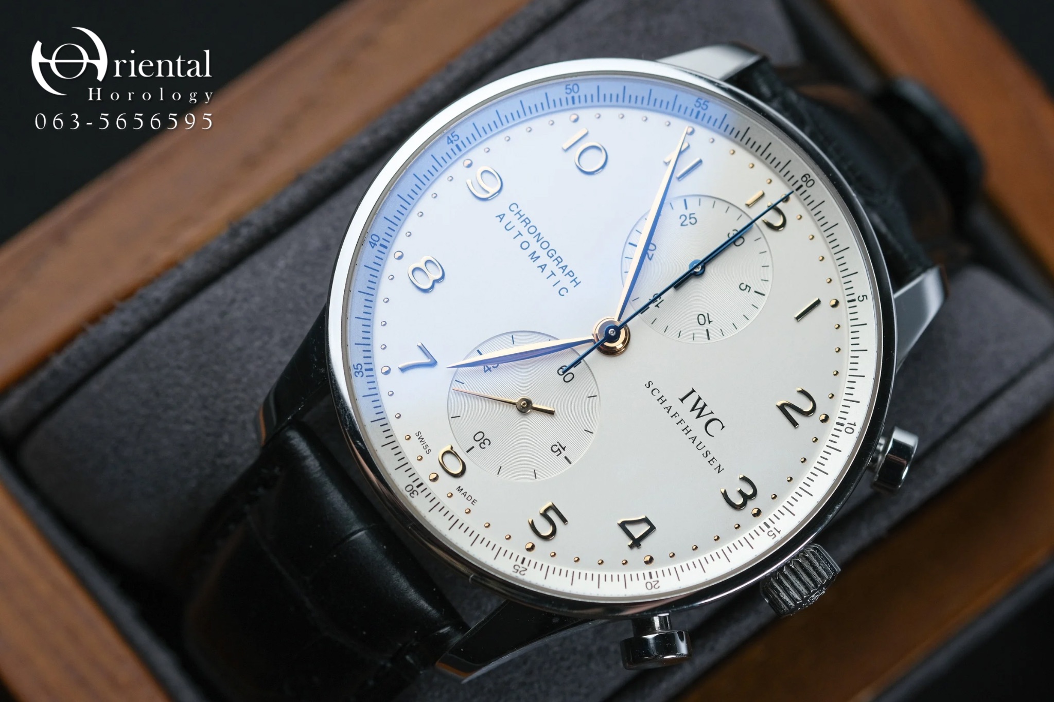IWC Portuguese Chronograph White Dial - Image 5