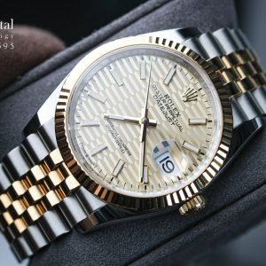 Rolex Datejust 36 Gold Motif 2Tone Jubilee