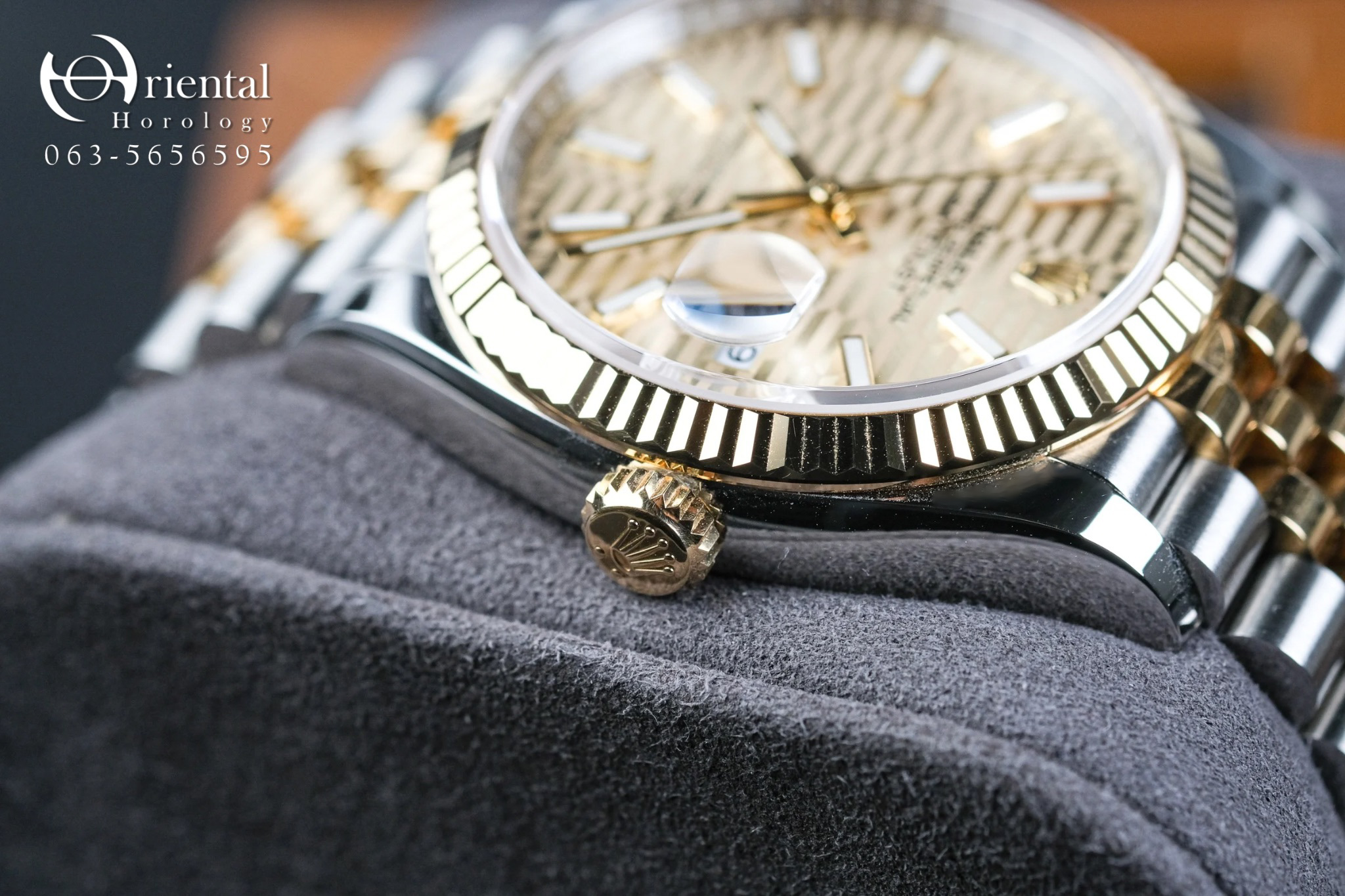 Rolex Datejust 36 Gold Motif 2Tone Jubilee - Image 5