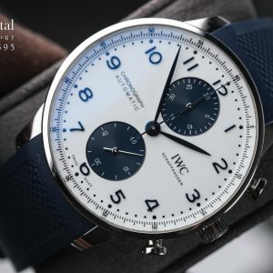 IWC Portuguese Chronograph Blue Panda Dial