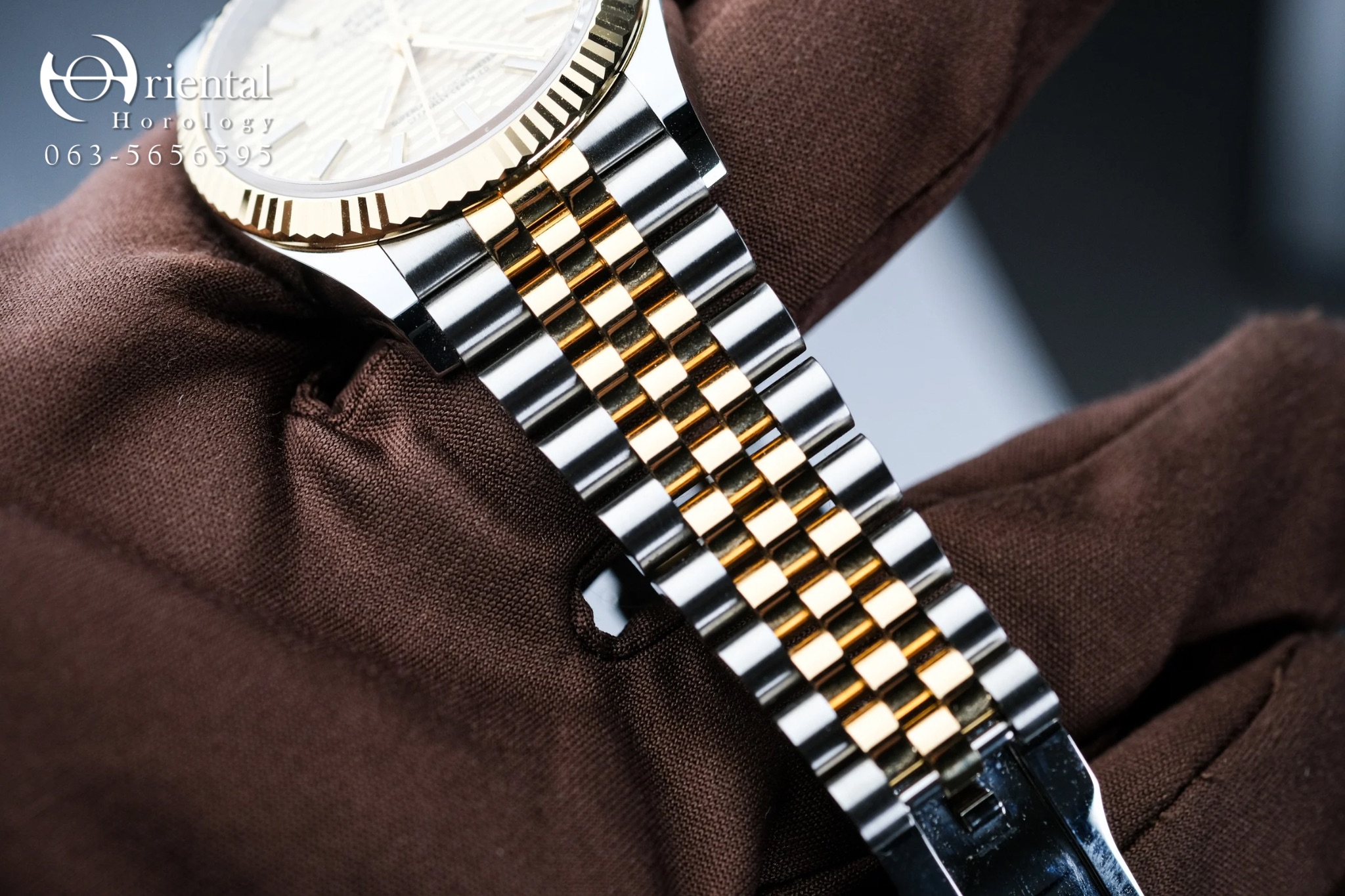 Rolex Datejust 36 Gold Motif 2Tone Jubilee - Image 7