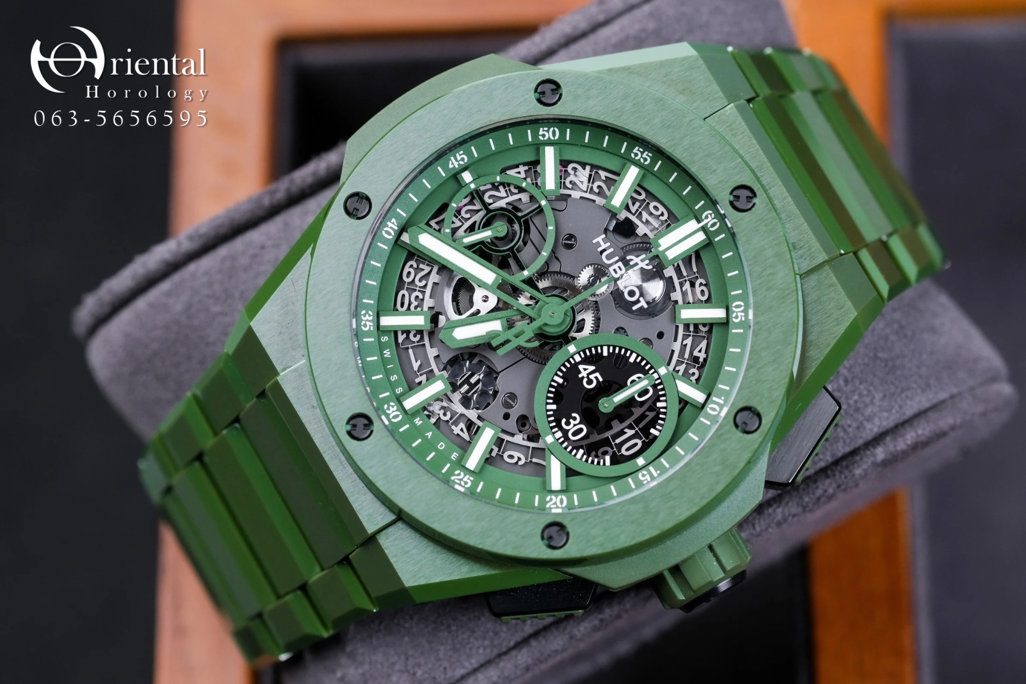 Hublot Big Bang Integral Ceramic Green Indigo Limited 250 pcs - Image 3