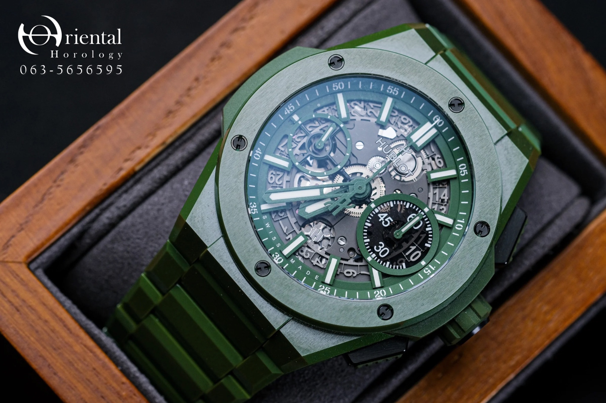 Hublot Big Bang Integral Ceramic Green Indigo Limited 250 pcs - Image 5