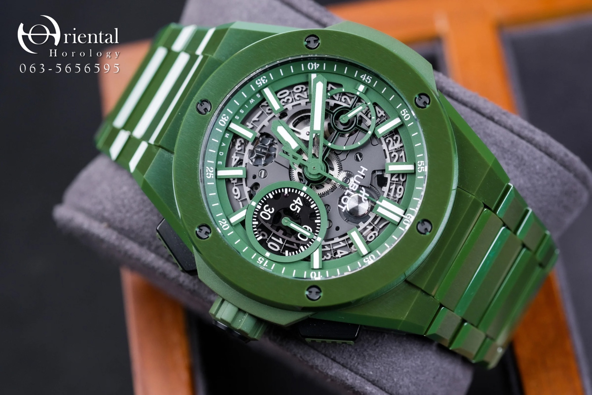 Hublot Big Bang Integral Ceramic Green Indigo Limited 250 pcs - Image 4