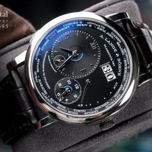 A. Lange & Sohne Lange 1 Time zone White Gold