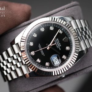 Rolex Datejust 41 Jubilee Diamond Black Dial