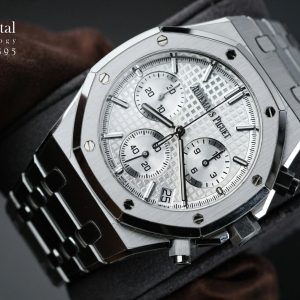AP Royal Oak Chronograph Silver Dial