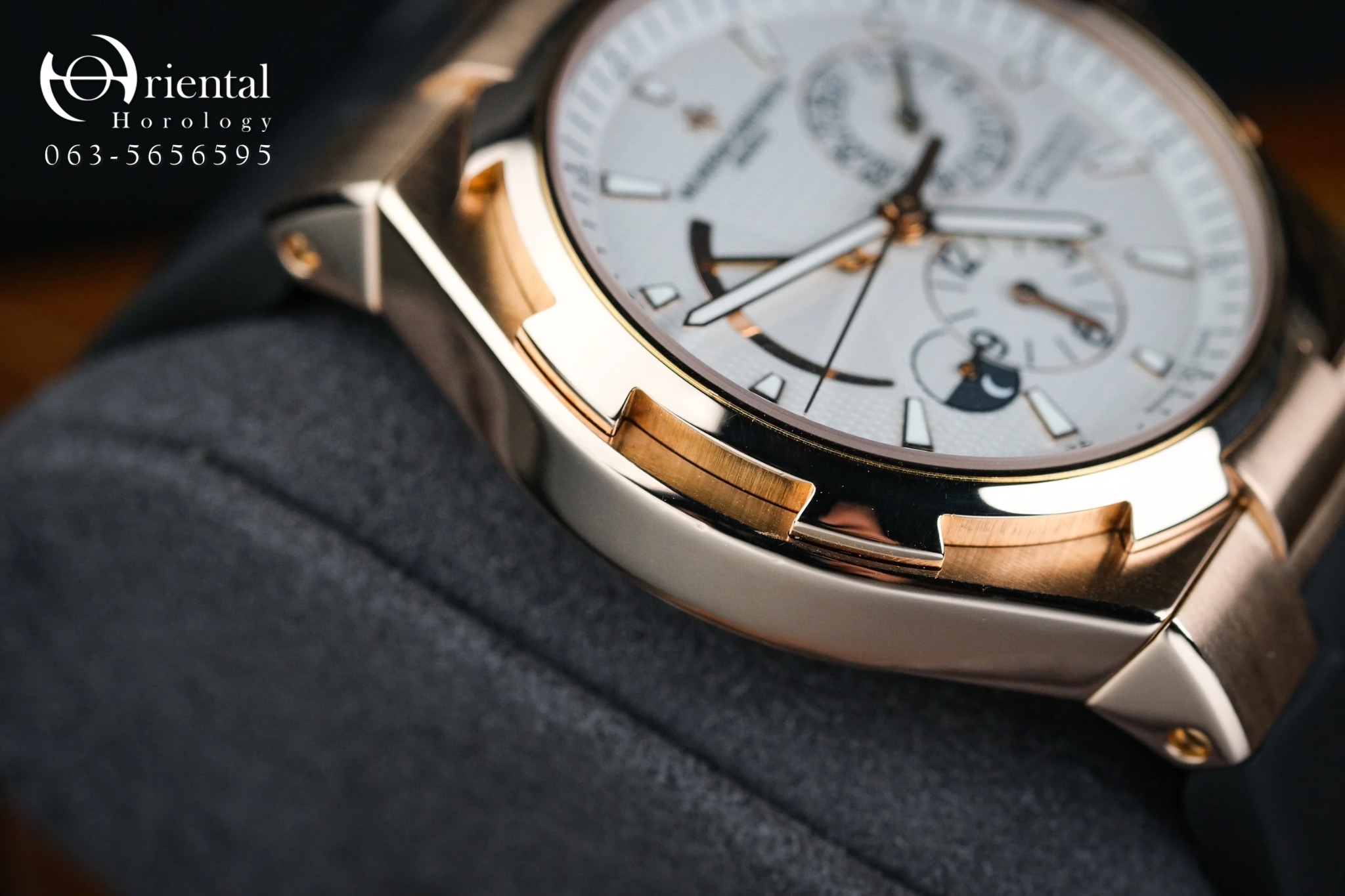 VC Overseas Dual Time Rose Gold - Image 5