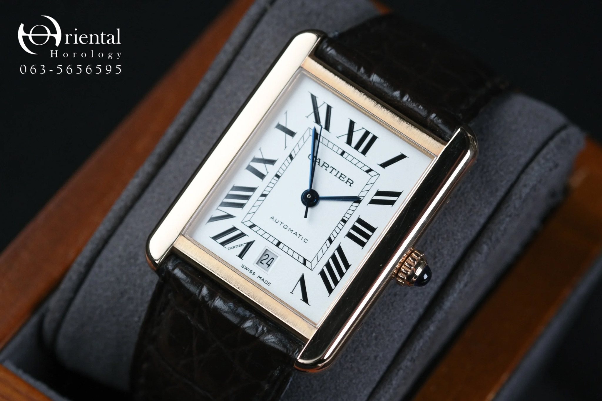 Cartier Tank Solo XL Rose Gold - Image 2