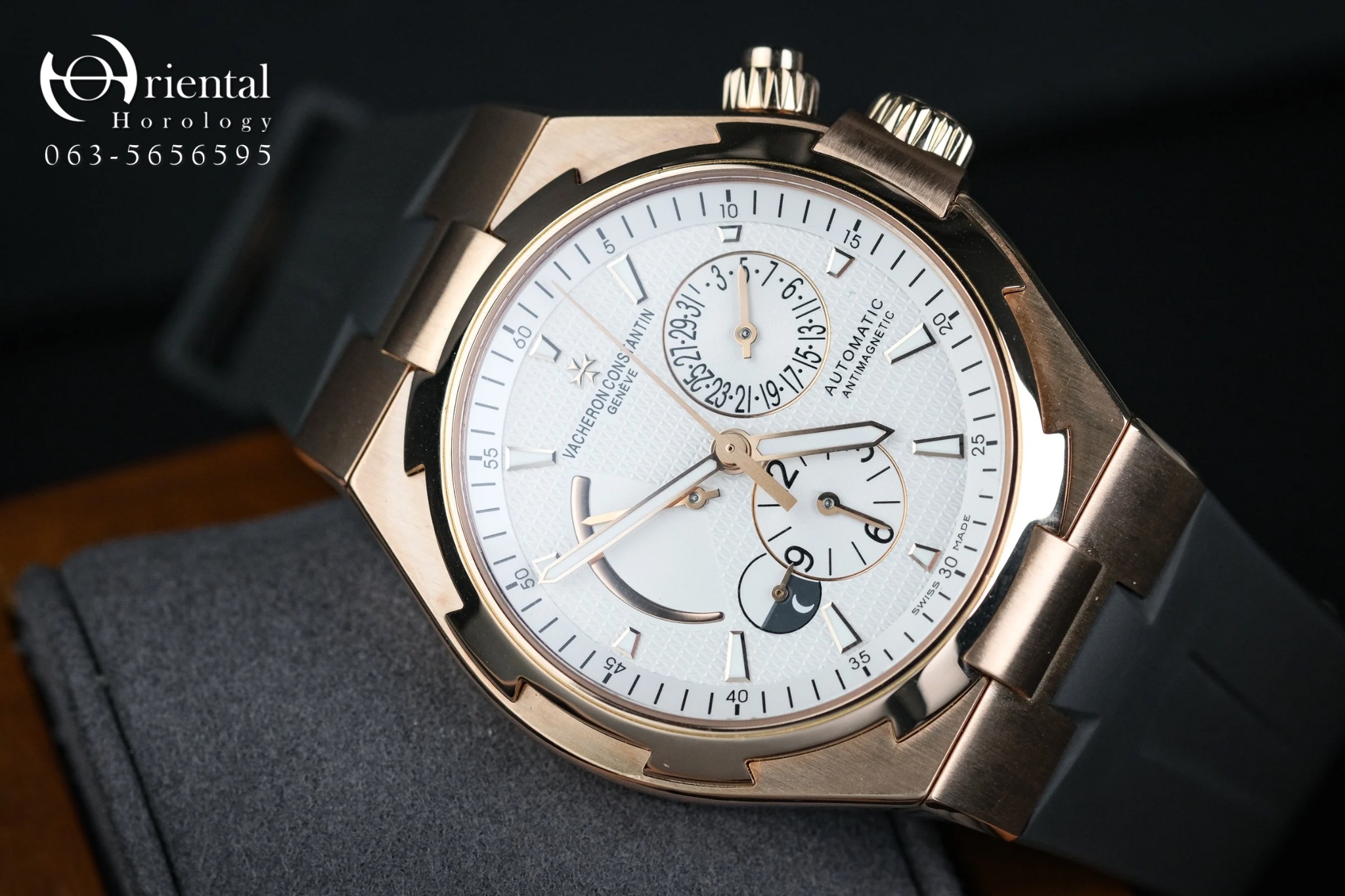 VC Overseas Dual Time Rose Gold - Image 2