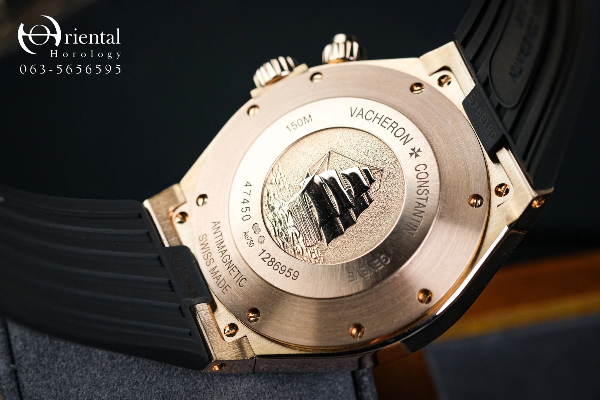 VC Overseas Dual Time Rose Gold - Image 8