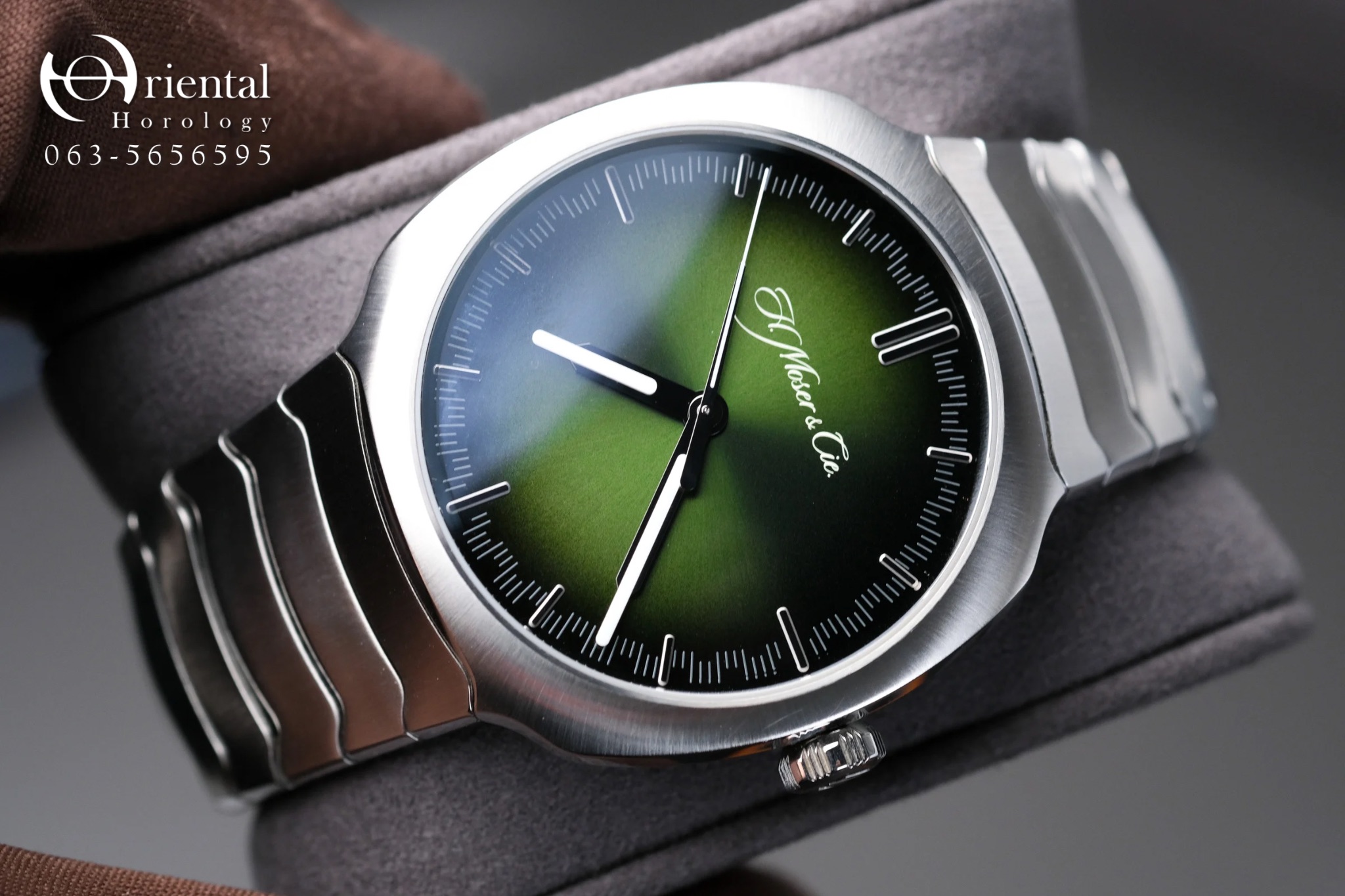 H. Moser & Cie. Streamliner Matrix Green